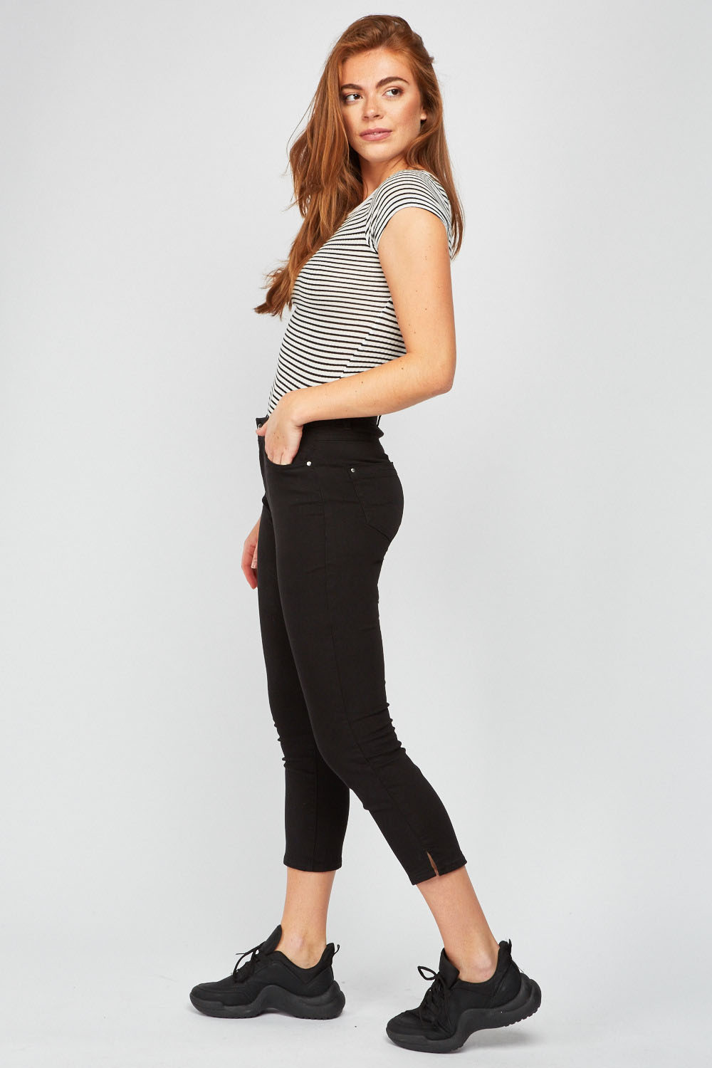 Straight Cut Crop Jeans - Just $7