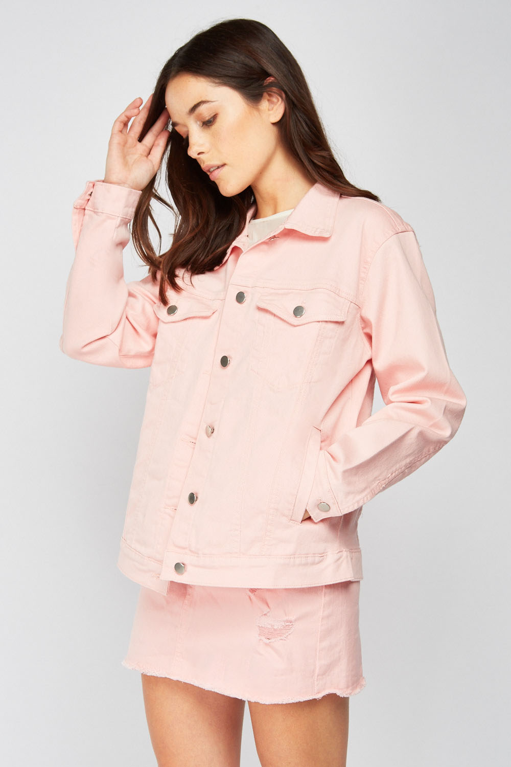 Light Pink Denim Jacket - Just $7