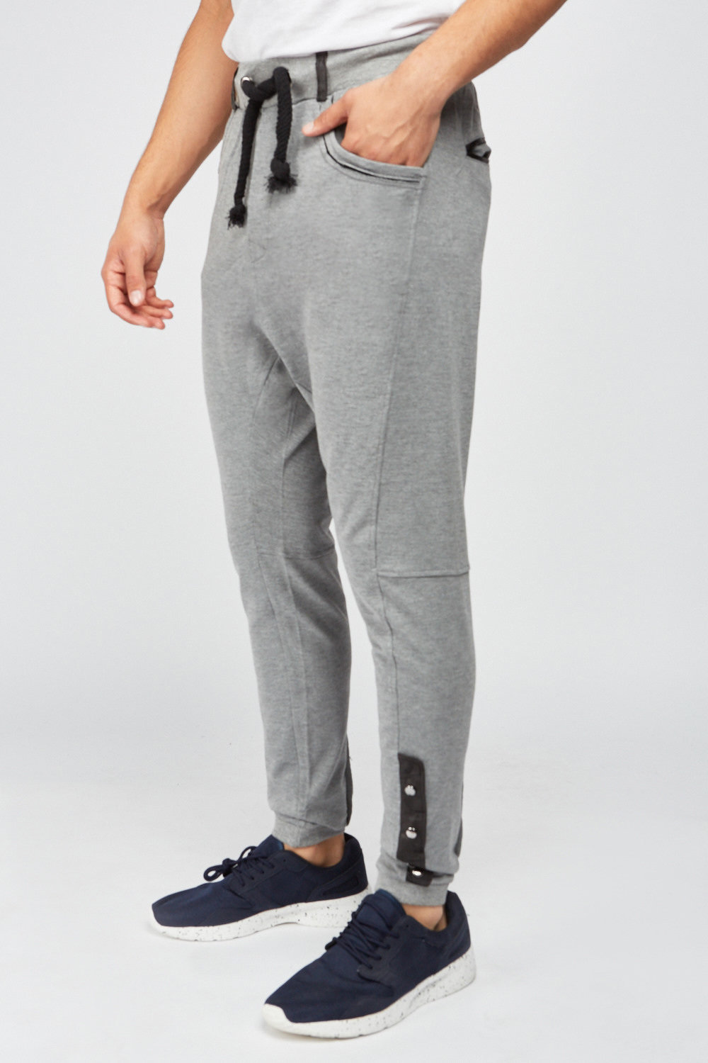 Button Side Jogger Pants - Just $7