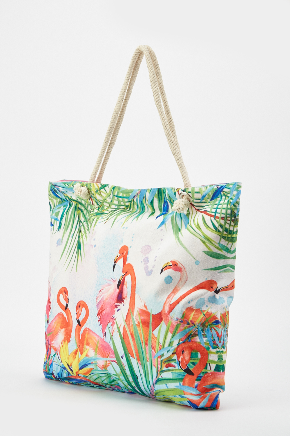 Flamingo Tropical Beach Bag - Just $7