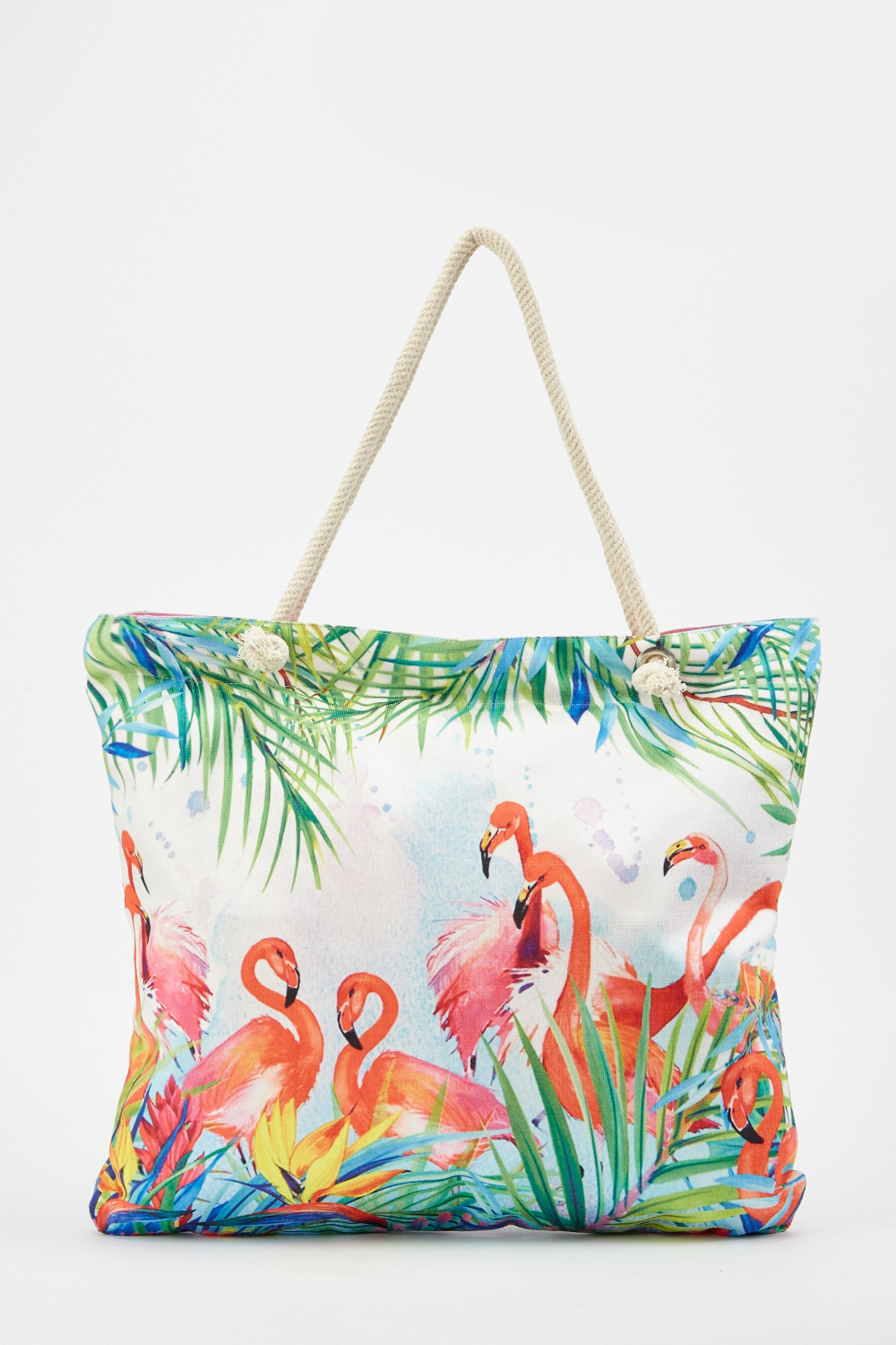 Flamingo Tropical Beach Bag - Just $7