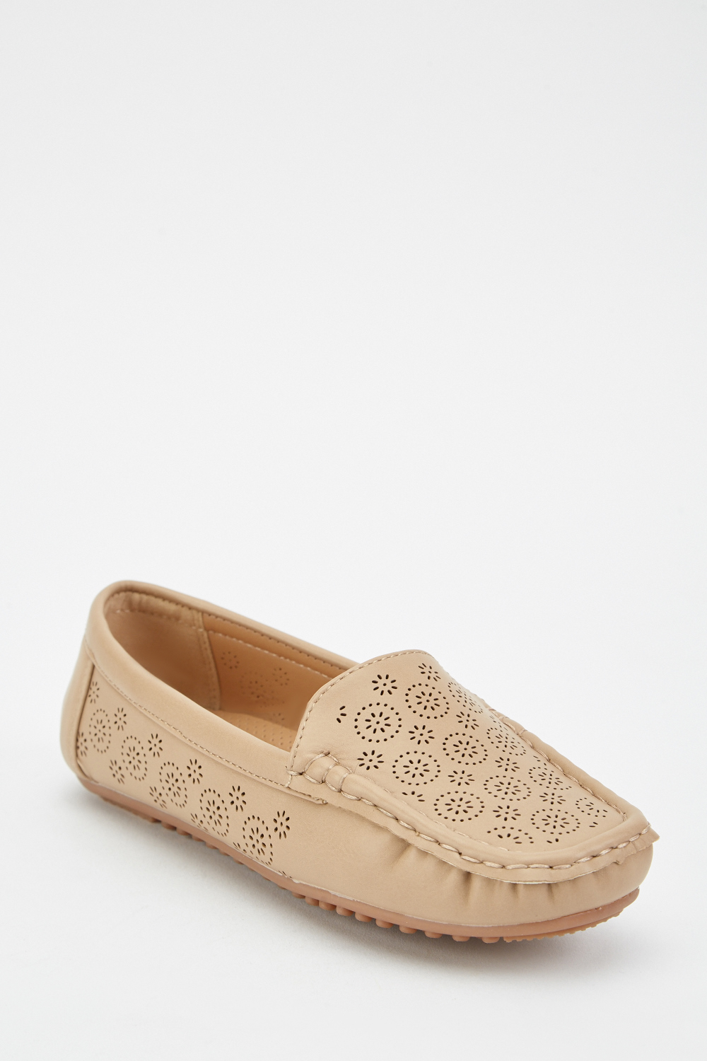 laser cut loafers