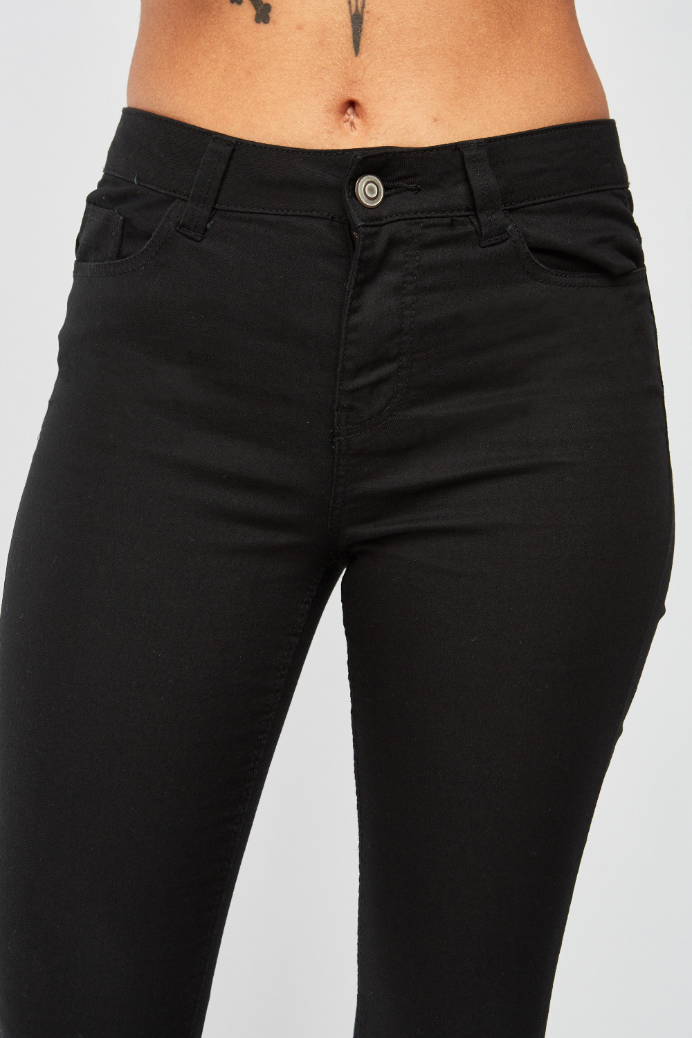 Skinny Fitted Black Jeans - Just $3