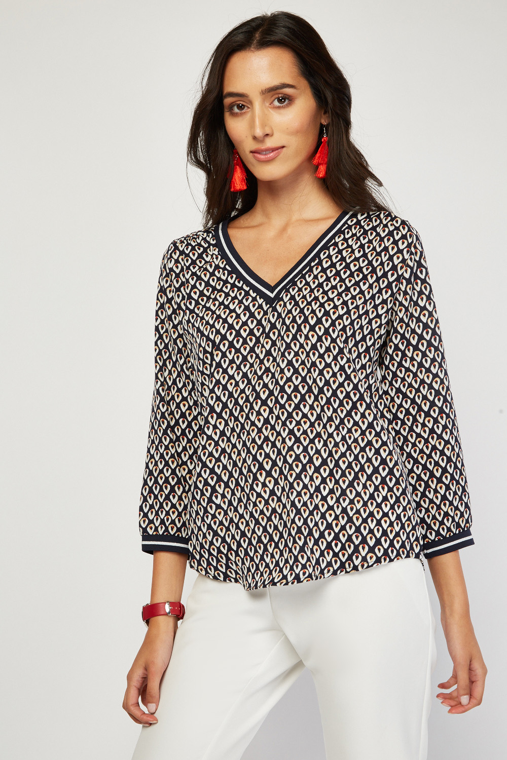 trim blouse