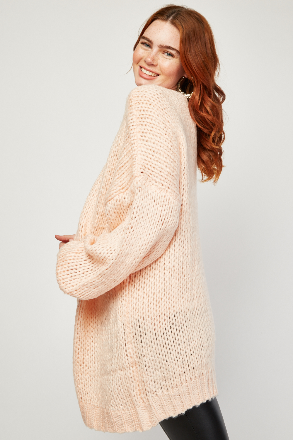 Slouchy Knitted Cardigan - Just $7