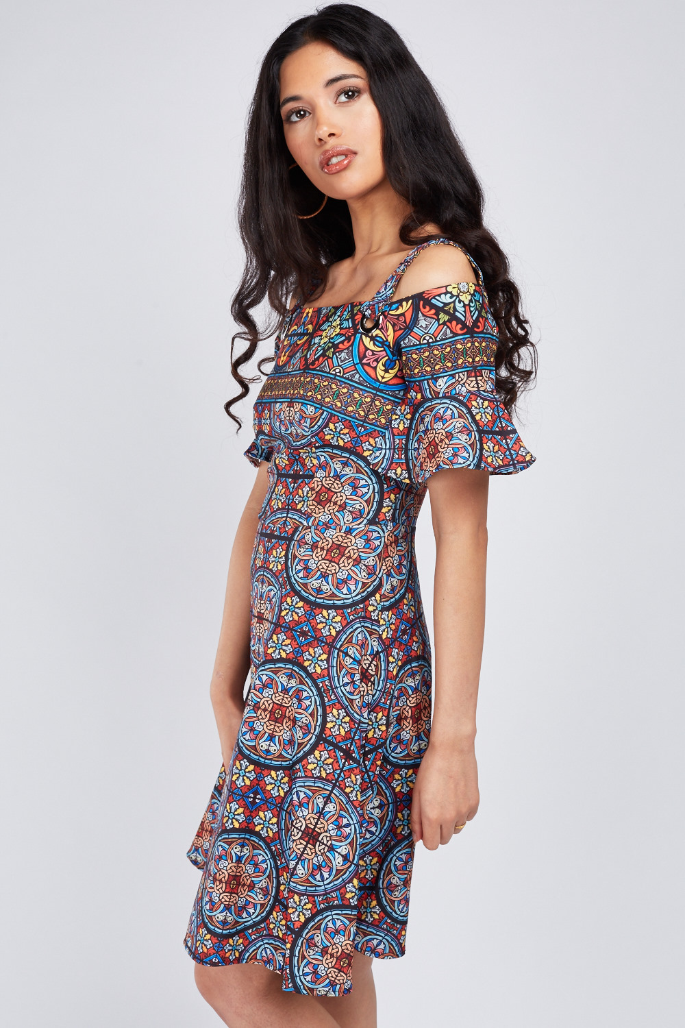 Church Stained Glass Print Dress - Just $3