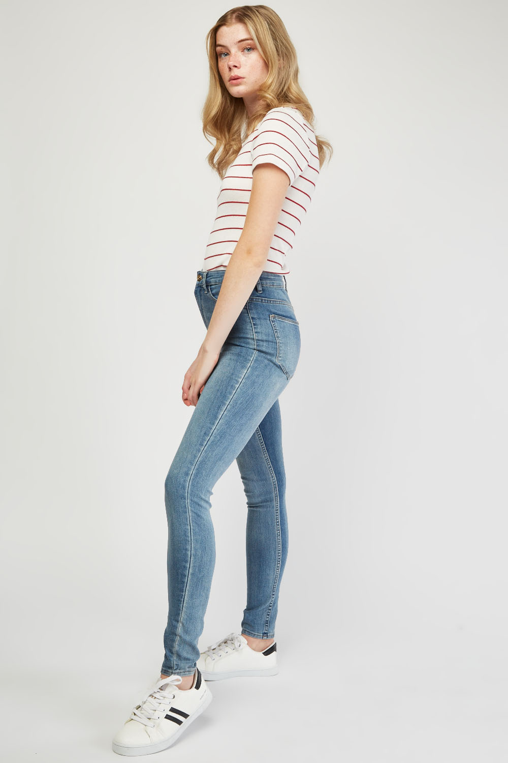 Mid Rise Blue Jeans - Just $3