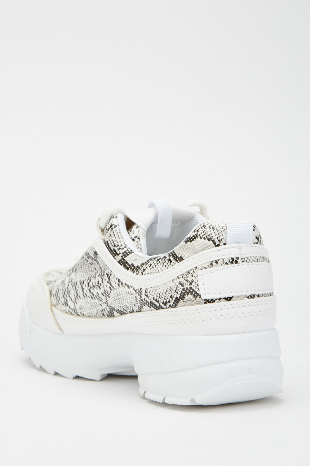 Snake-Skin Chunky Trainers - Just $7