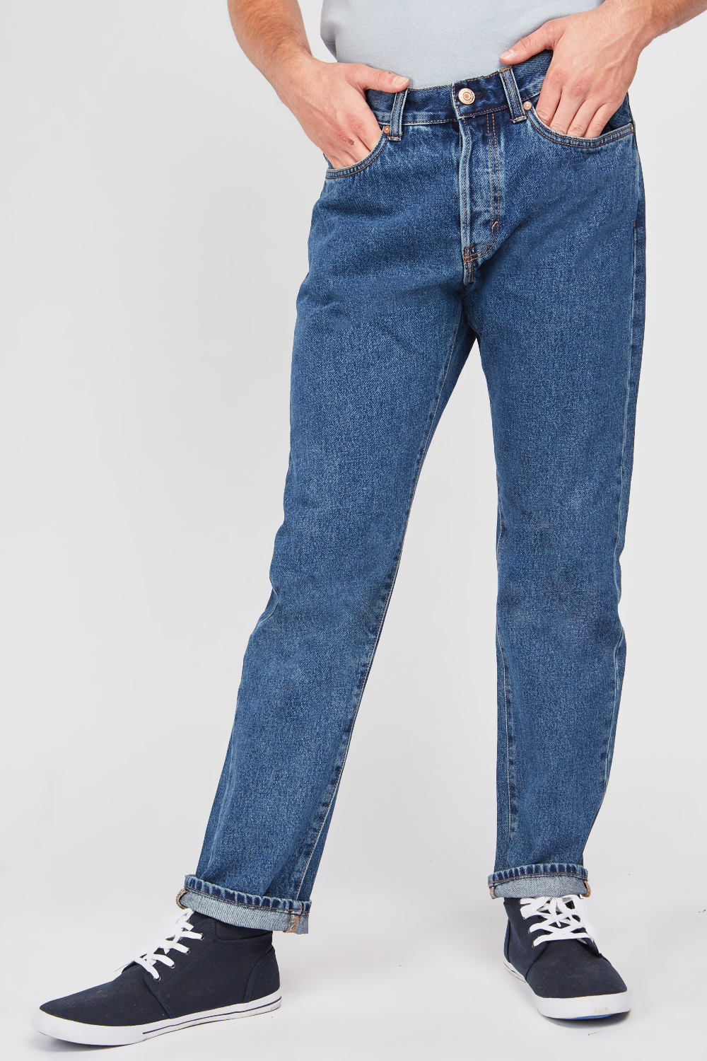Low Waist Straight Fitted Jeans - Just $7