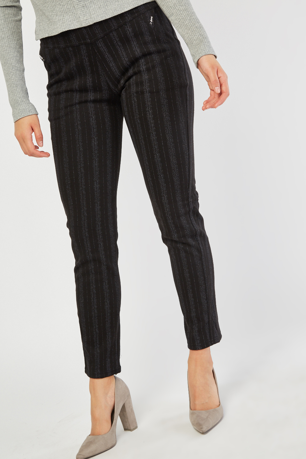 Faded Pin Striped Trousers - Just $7