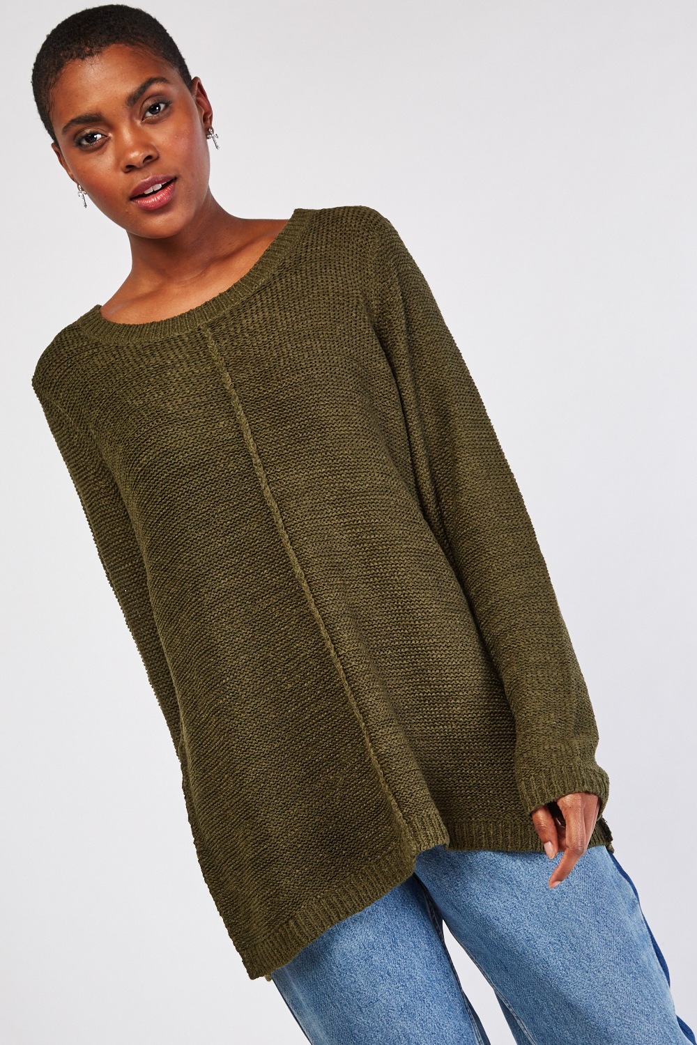 Sheer Knitted Jumper - Just $7