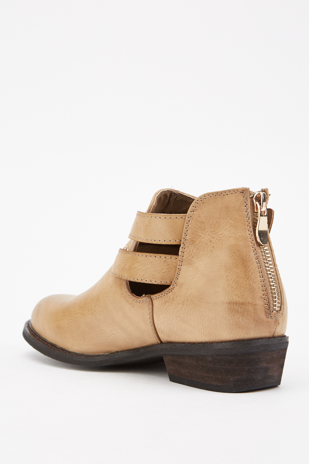 Buckled Side Ankle Boots - Just $3