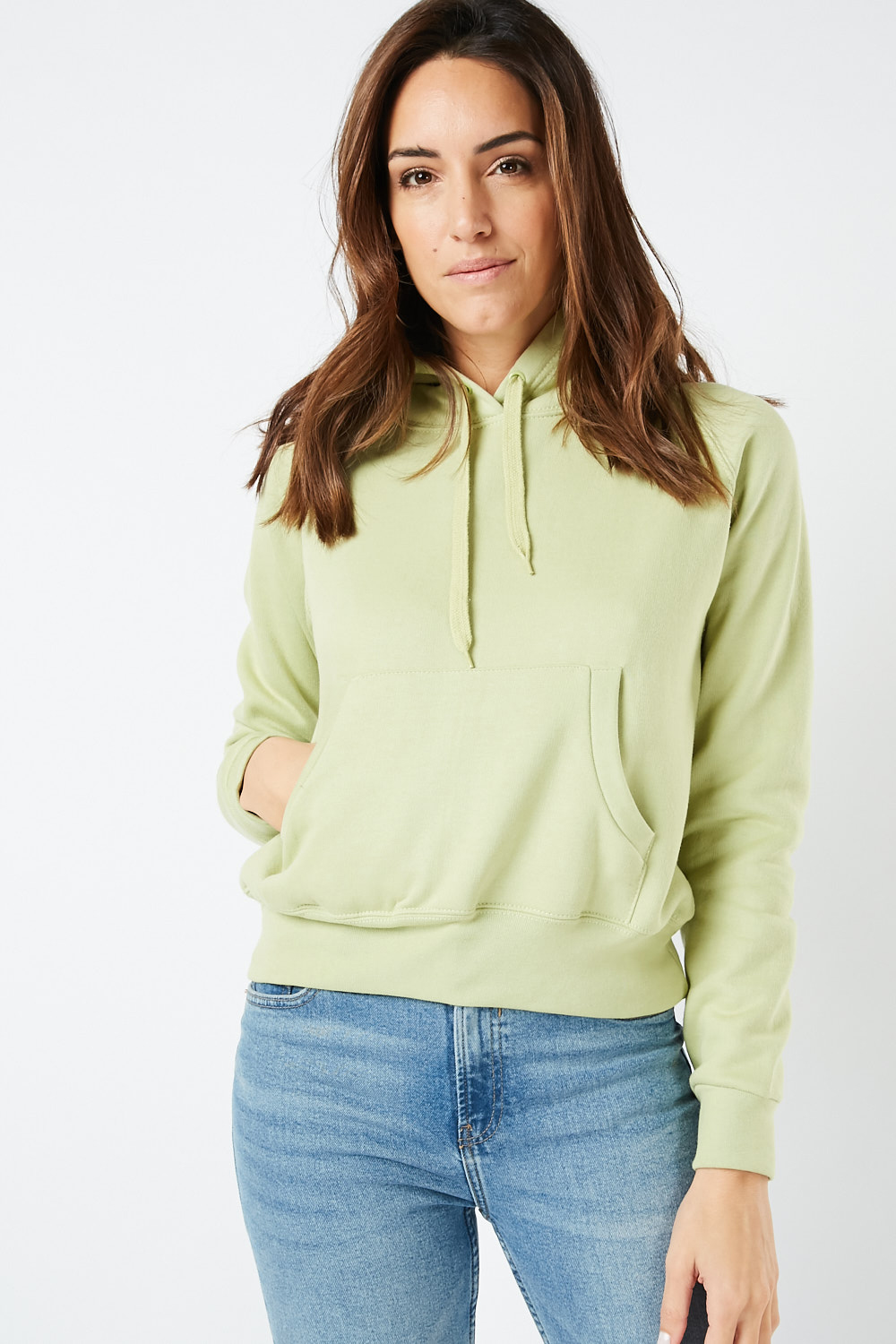 Lime Pouch Pocket Front Hoodie - Just $7