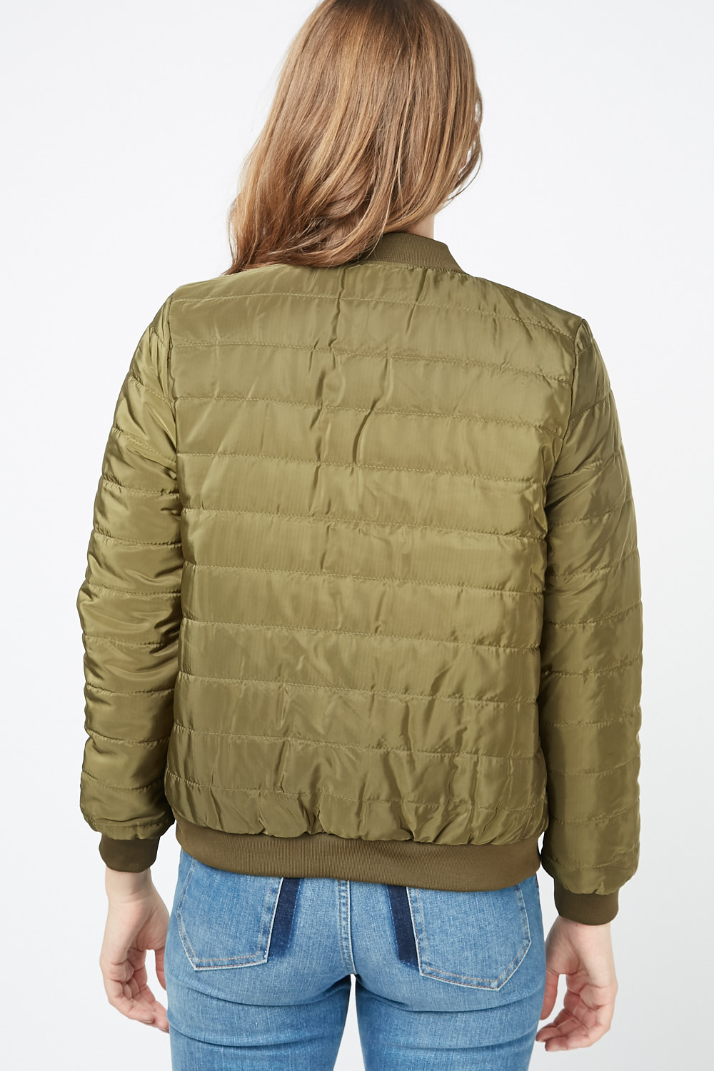 Cropped Padded Jacket - Just $7