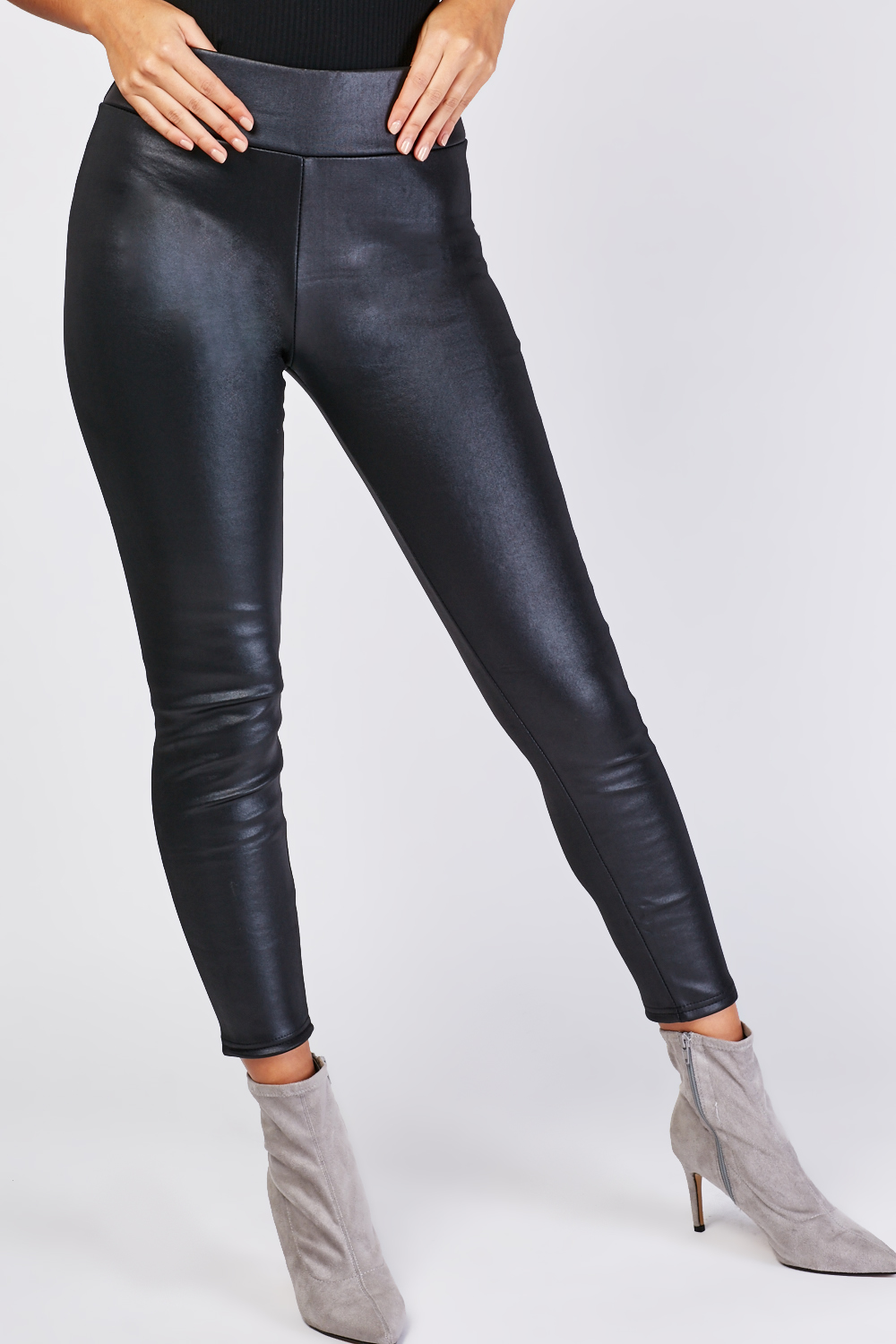 High Waist Leather Leggings  International Society of Precision Agriculture
