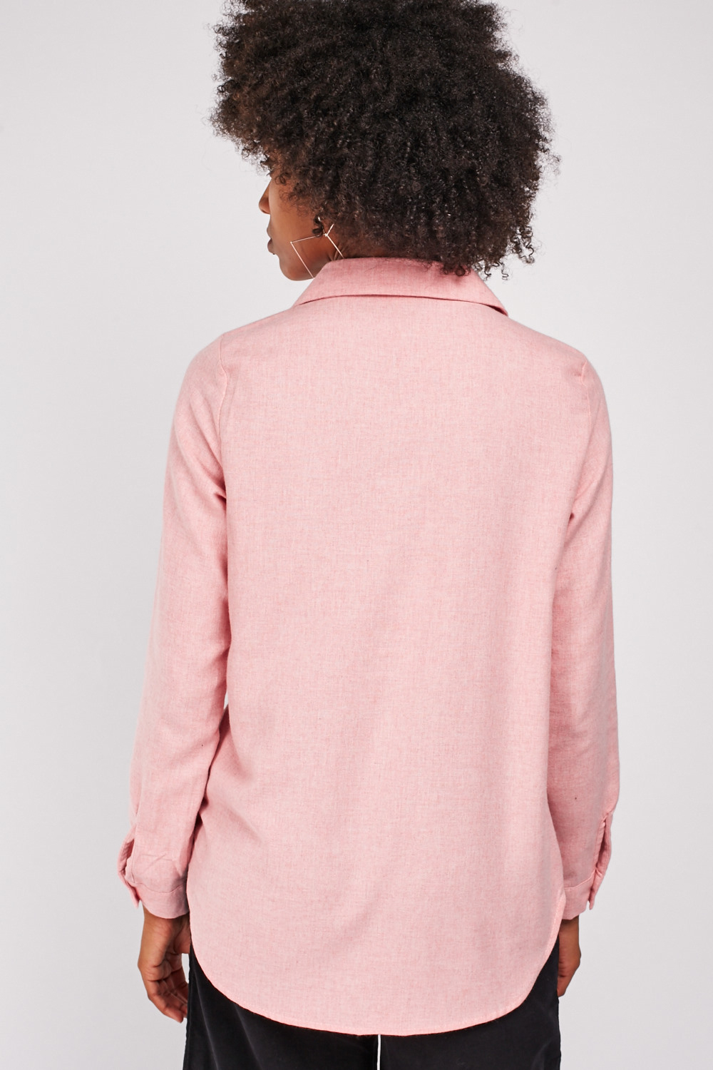 Sequin Overlay Shirt - Just $7