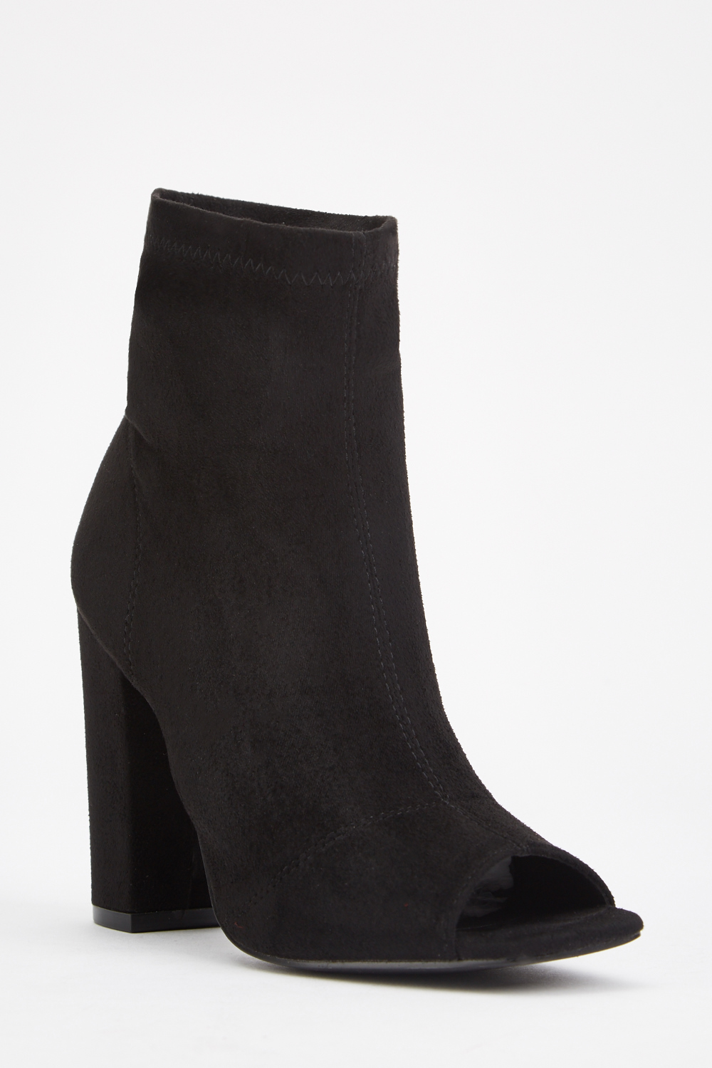 open toe and heel boots