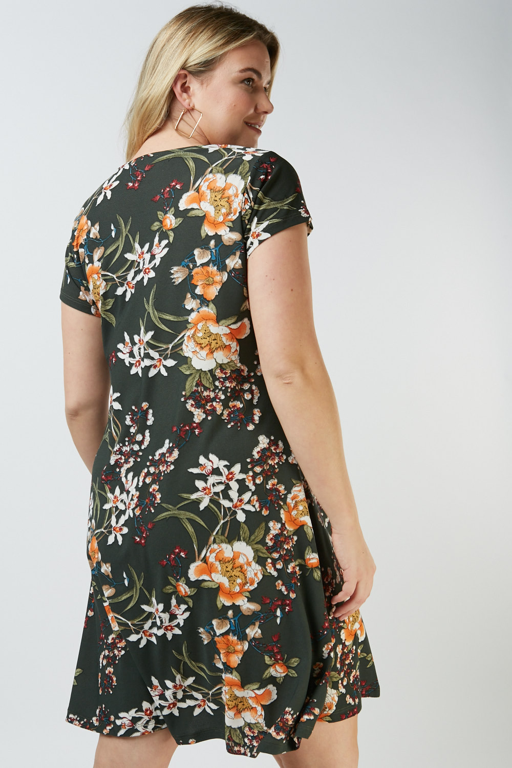 Botanical Print Tunic Dress - Just $7