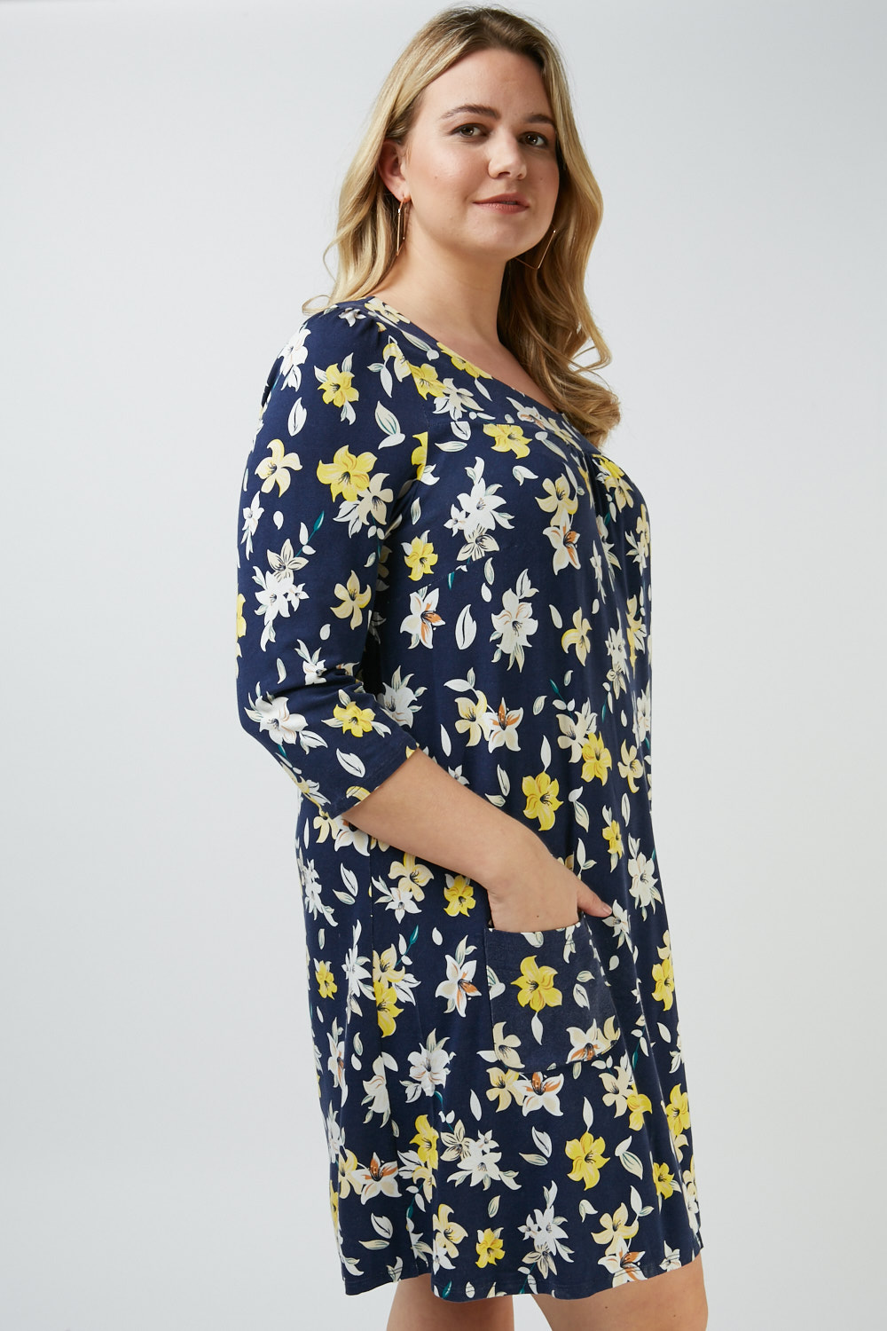 Lily Flower Print Dress - Just $7