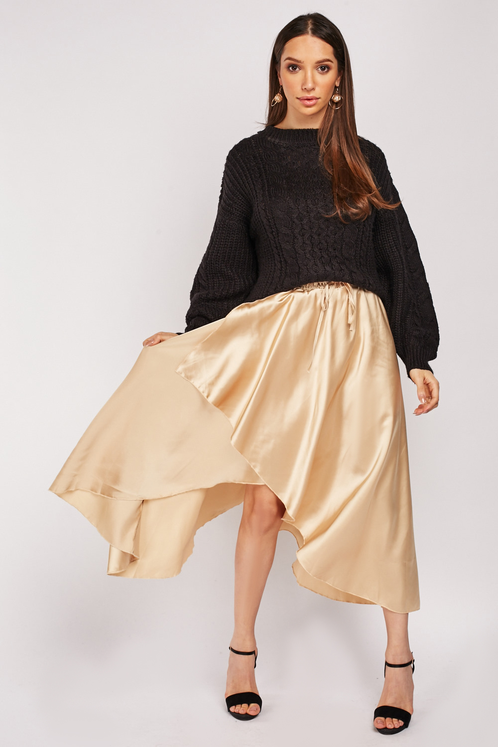 Metallic Tulip Skirt - Just $7