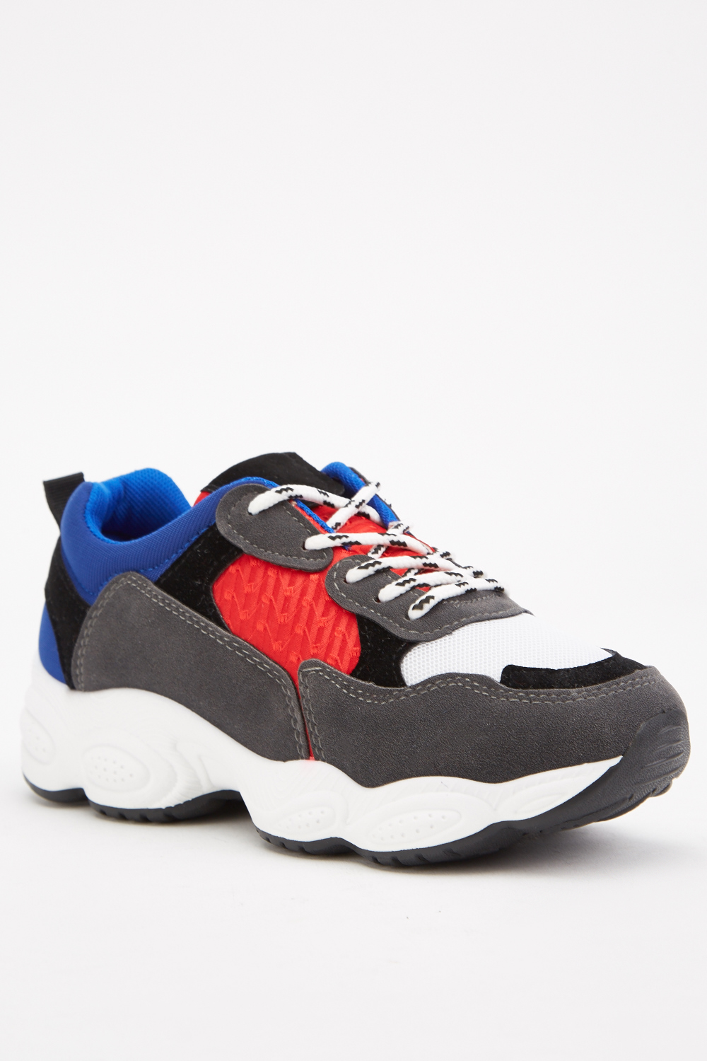 Colour Block Contrast Trainers - Just $7