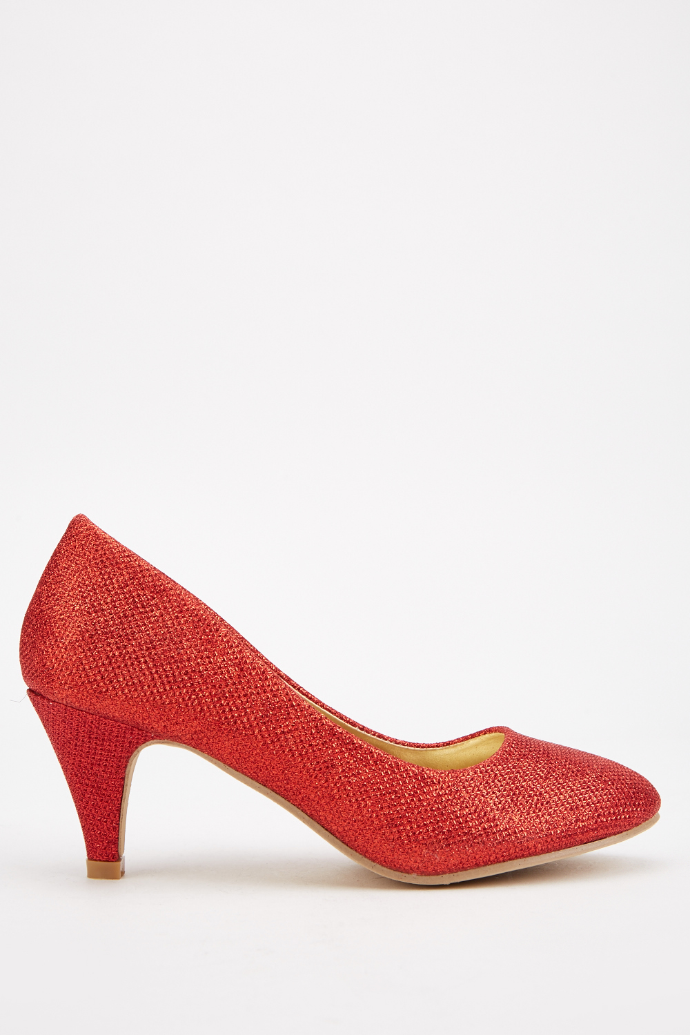 red pump shoes low heel