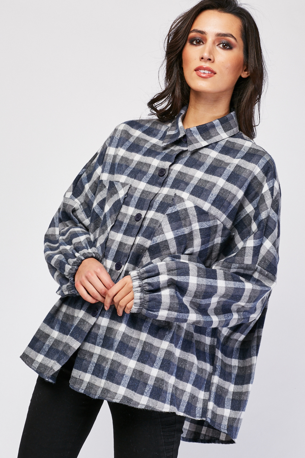 checkered overshirt