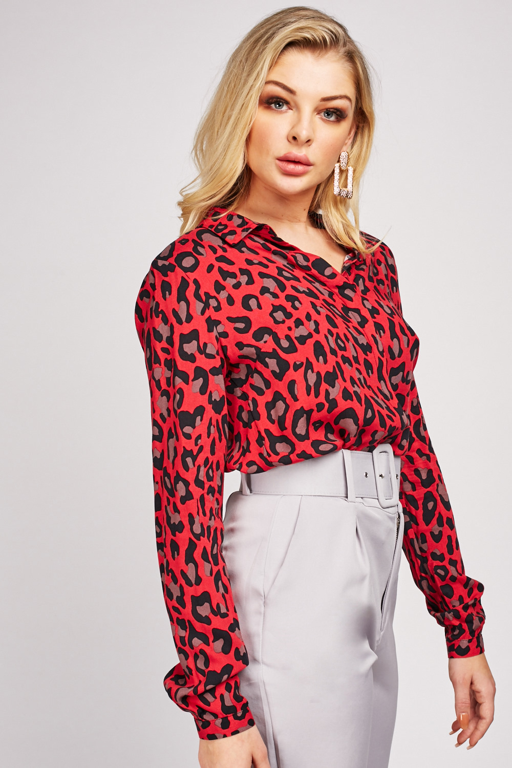 Leopard Print Shirt - Just $3