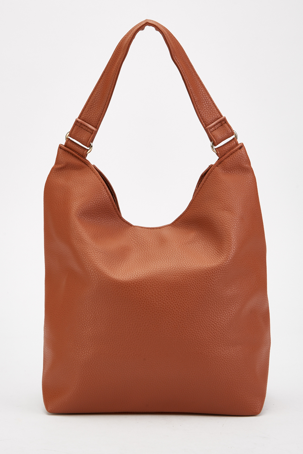 Textured Leather Hobo Bag - Just $7