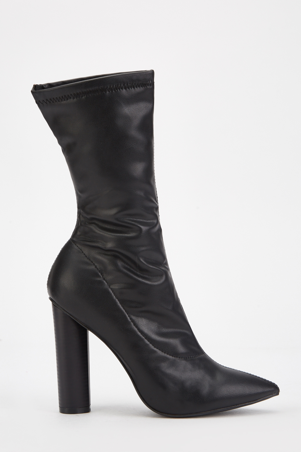 Block Heeled Boots - Just $6
