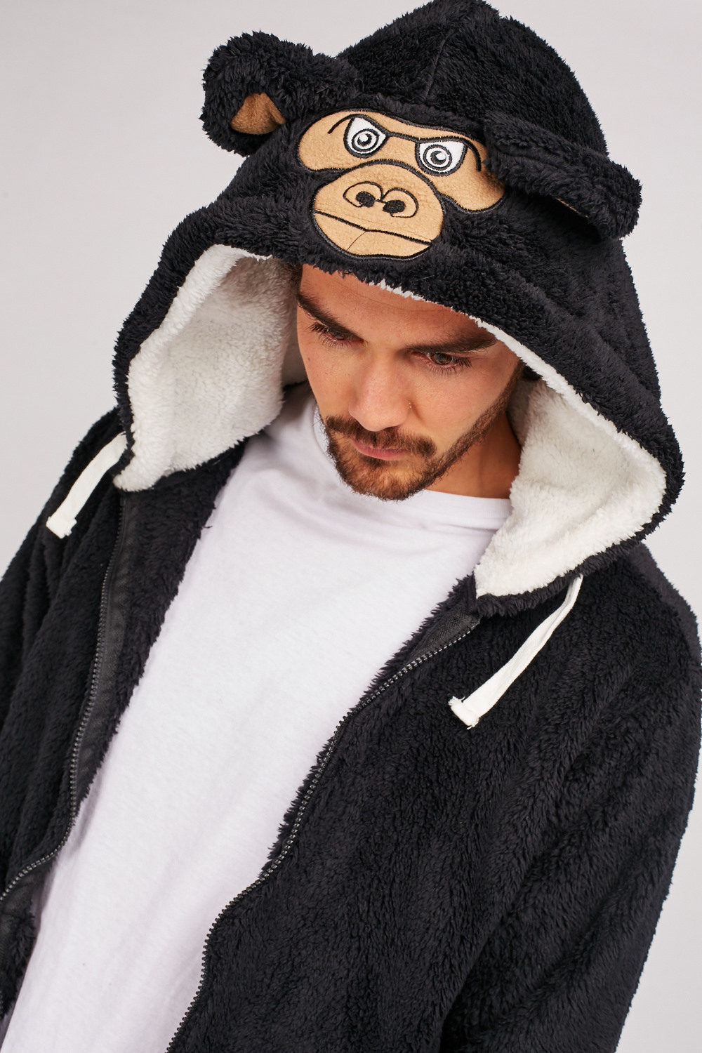 fluffy mens hoodie