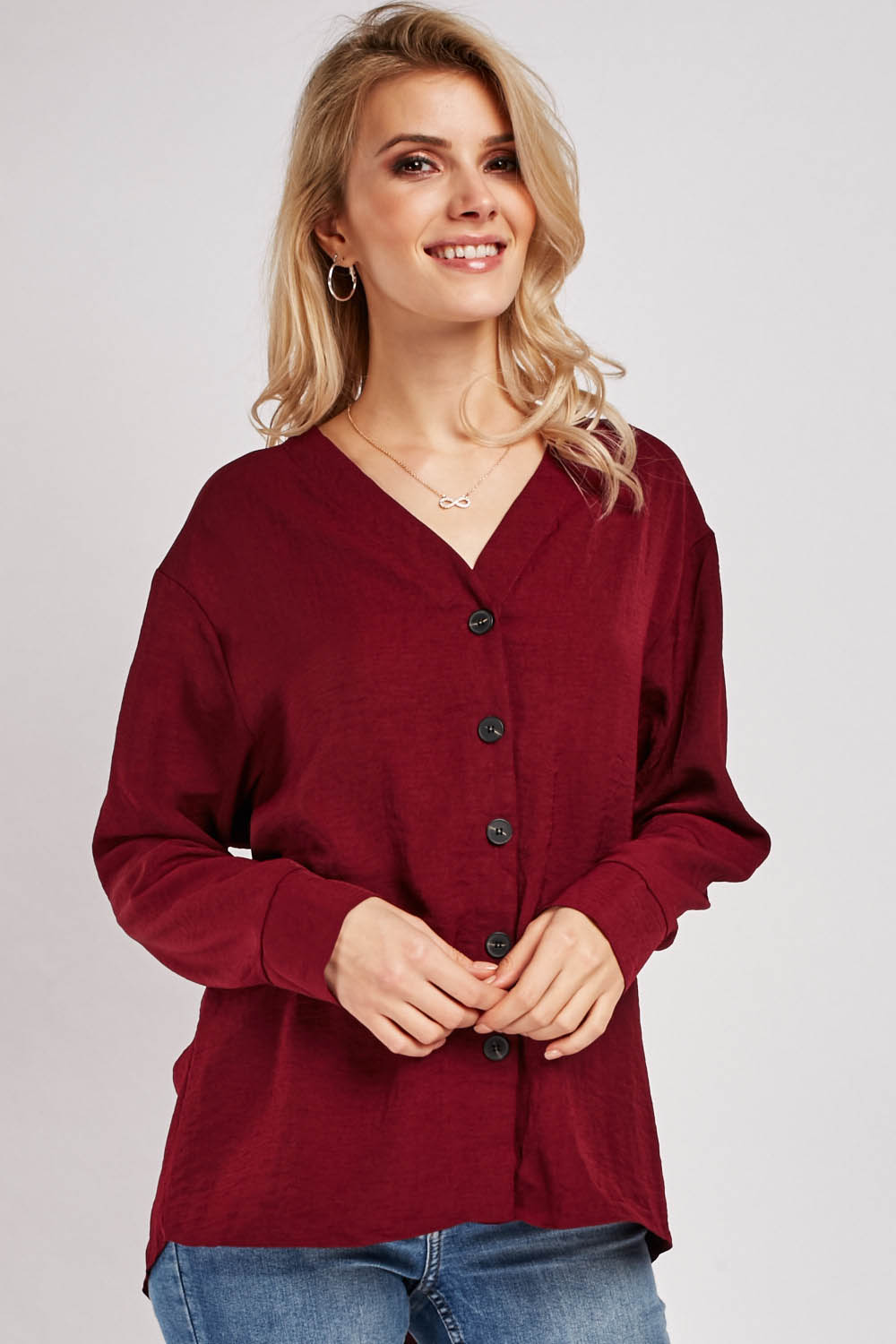 crinkle cotton blouse