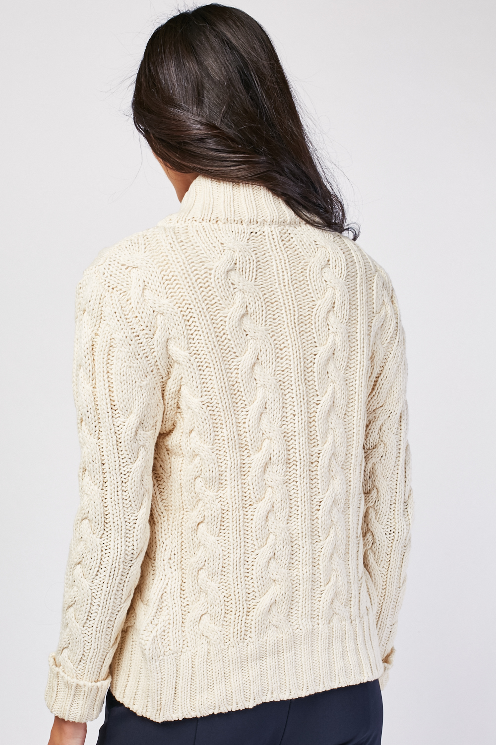 Cable Knit Chunky Cardigan - Just $7
