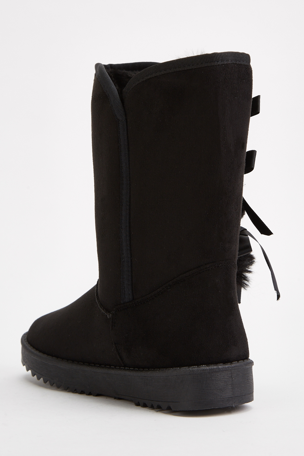 Ribbon Bow Side Winter Boots - Just $7